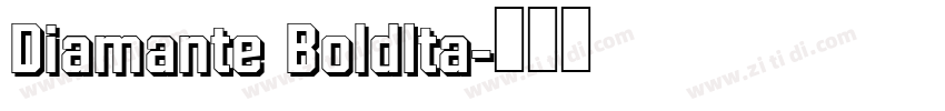 Diamante BoldIta字体转换